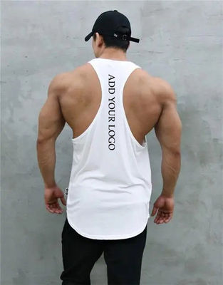 RTS OEM Цифровая печать Gym Cut Off Tank Без рукава для мужской спортивной одежды