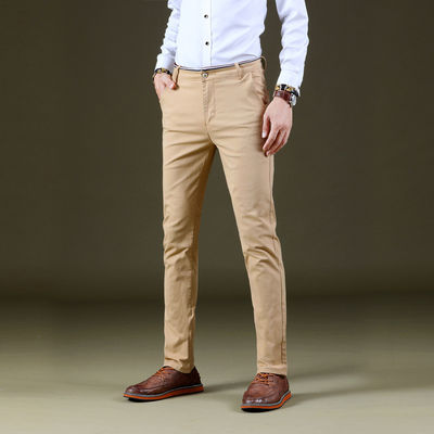 Мужские брюки Four Seasons Stretch Casual с стройным дизайном и легкой стиркой