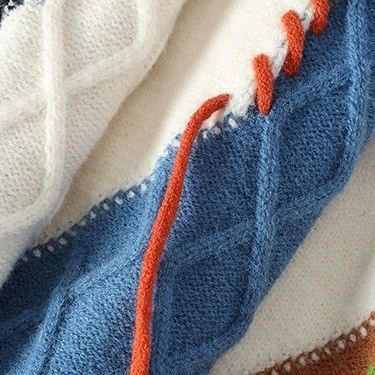 Круглая шея Осень Зима Мужские Рождественские свитера Корейская уличная одежда Пластырь
