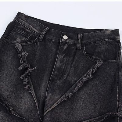 Джинсы Bagi для мужчин в XMAMLON RTS с открытием Zip Placket Fly и Damage Blue