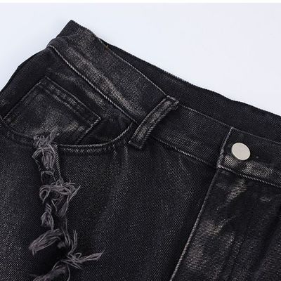 Джинсы Bagi для мужчин в XMAMLON RTS с открытием Zip Placket Fly и Damage Blue