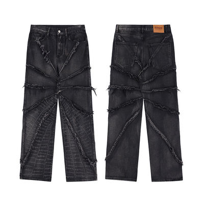 Джинсы Bagi для мужчин в XMAMLON RTS с открытием Zip Placket Fly и Damage Blue