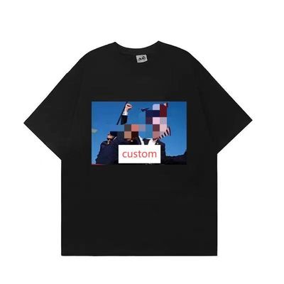 Устойчивая хлопчатовая футболка для мужчин STREETWEAR стиль антиморщины футболки Мультфильм