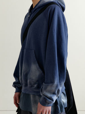 Винтажный Zip Up Acid Wash мужские хаусины свитер с обычным рукавом стиль