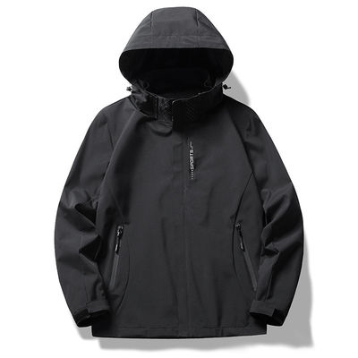 Полиэстерная ветровая куртка для мужчин XMAMLON Custom Full Zip Up Training Легкий вес
