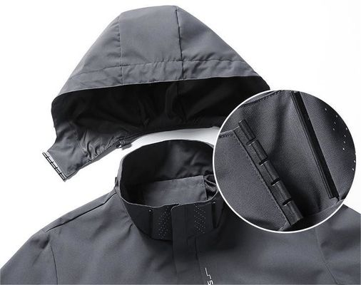 Полиэстерная ветровая куртка для мужчин XMAMLON Custom Full Zip Up Training Легкий вес