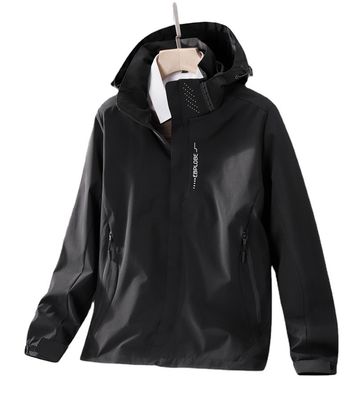 Plus Size Windbreaker водонепроницаемая мужская куртка для пеших прогулок