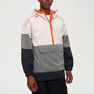 Регулярный стиль рукава XMAMLON Custom Logo Безволосая анораксная куртка для мужчин