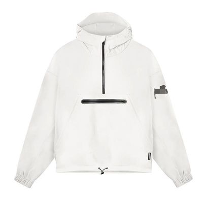 Осенний сезон мужской квартал Zip Windbreaker с Cinching Hood и водонепроницаемой ткани