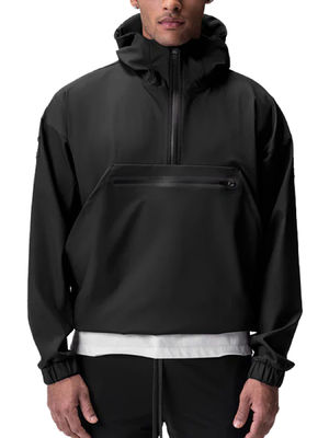 Мужская квартира Zip Softshell Hood водонепроницаемая ветрозащитная нейлоновая спандексная куртка